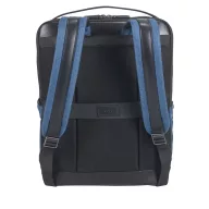   Rucsac casual cu multiple compartimente, Branve, 20FEB1456, Piele, Poliuretan, Albastru