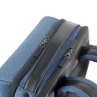   Rucsac casual cu multiple compartimente, Branve, 20FEB1456, Piele, Poliuretan, Albastru