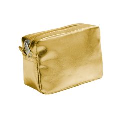 Multiuse pouch, PVC, Satin gold