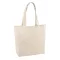 Sacosa cu buzunar interior si manere de 65 cm, Everestus, 20IAN1960, Natur, Bumbac