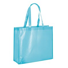 Bag, Non-woven laminated: 110 g/m², Light blue