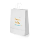 Bag, Kraft paper: 90 g/m², White