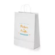 Bag, Kraft paper: 90 g/m², White