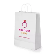Bag, Kraft paper: 90 g/m², White