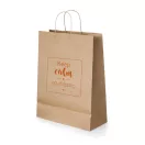 Bag, Kraft paper: 115 g/m², Natural