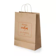 Bag, Kraft paper: 115 g/m², Natural