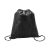 Drawstring bag, Non-woven: 80 g/m², Black