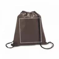 Drawstring bag, Non-woven: 80 g/m², Red
