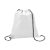 Drawstring bag, Non-woven: 80 g/m², White