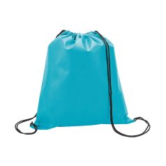 Drawstring bag, Non-woven: 80 g/m², Light blue