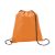 Drawstring bag, Non-woven: 80 g/m², Orange