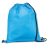 Drawstring bag, 210D, Light blue