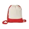 Saculet din bumbac 100% in 2 nuante, inchidere cu snur, Everestus, 8IA19046, rosu