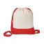 Saculet din bumbac 100% in 2 nuante, inchidere cu snur, Everestus, 8IA19046, rosu