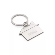 Breloc casa, Everestus, KR0529, metal, argintiu