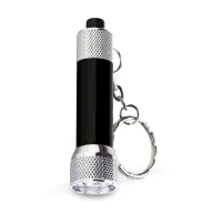   Breloc lanterna cu 3 leduri, Everestus, KR0437, aluminiu, negru