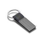 Breloc Everestus, KR0488, piele ecologica, metal, albastru