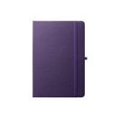 Agenda, Everestus, 2601E13331, A5, Dictando, coperta cu elastic, 143x211 mm, Poliester, Violet