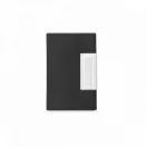 Cardholder, Aluminium and imitation leather, Black