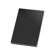   Portcard din metal si piele ecologica, Everestus, PE02, negru, 93x67x19 mm