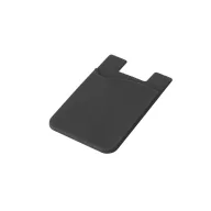   Suport portcard pentru telefon, Everestus, STT153, silicon, negru