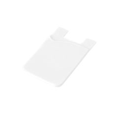   Suport portcard pentru telefon, Everestus, STT156, silicon, alb