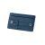 Portcard cu protectie RFID, 102x63x3 mm, Everestus, 20FEB0412, Poliuretan, Albastru