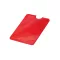 Portcard cu protectie RFID, 92x63 mm, pentru un singur card, Everestus, 20FEB0414, Aluminiu, Rosu
