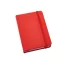 Notepad, Imitation leather, Red