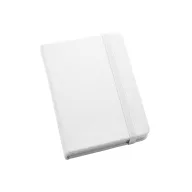 Notepad, Imitation leather, White