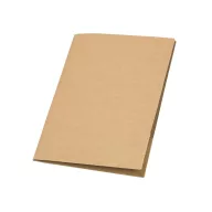 A4 folder, Cardboard: 400 g/m², Natural