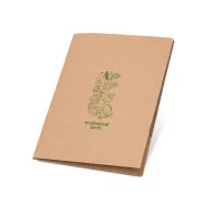 A4 folder, Cardboard: 400 g/m², Natural