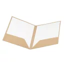 A4 folder, Cardboard: 400 g/m², Natural