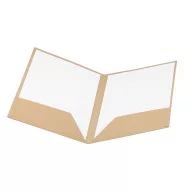 A4 folder, Cardboard: 400 g/m², Natural