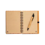 Agenda B6 cu pagini dictando, Everestus, ND01, bambus, natur