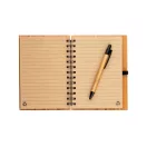 Agenda B6 cu pagini dictando, Everestus, ND01, bambus, natur