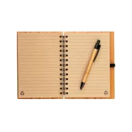 Agenda B6 cu pagini dictando, Everestus, ND01, bambus, natur
