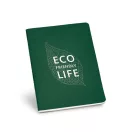 Notepad, Recycled cardboard, Green