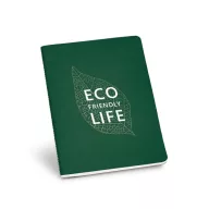 Notepad, Recycled cardboard, Green
