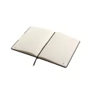 Agenda cu elastic, Everestus, 2610E18695, A5, Dictando, 146x210 mm, Hartie (carton), Textil, Bambus, Negru