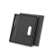 Agenda cu pix, coperta magnetica, Everestus, 2610E18674, A5, Dictando, 220x195x23 mm, Poliuretan, Otel inoxidabil, Negru
