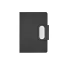 Agenda cu pix, coperta magnetica, Everestus, 2610E18674, A5, Dictando, 220x195x23 mm, Poliuretan, Otel inoxidabil, Negru