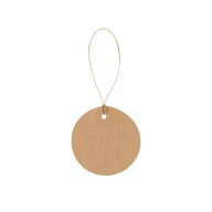   Ornament Craciun, Everestus, 2610E17471, Ø70 mm, Hartie, Natur