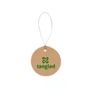 Ornament Craciun, Everestus, 2610E17471, Ø70 mm, Hartie, Natur