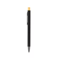   Set cadou 3 pise, Everestus, 2610E18716, A5, Dictando, Ø65x200 mm, Textil, Bambus, Hartie (carton), Negru
