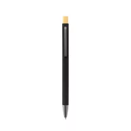   Set cadou 3 pise, Everestus, 2610E18716, A5, Dictando, Ø65x200 mm, Textil, Bambus, Hartie (carton), Negru