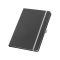 Notepad, Imitation leather, Light grey
