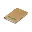 Sticky notes set, Cardboard, Natural