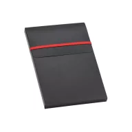   Set pix si agenda A5 cu pagini veline, Everestus, BL04, piele ecologica, rosu