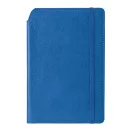 Agenda A5 cu 192 pagini dictando si suport de pix, Everestus, 20FEB1272, Piele ecologica, Albastru